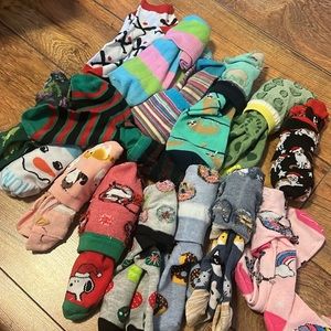 15 pairs of socks!